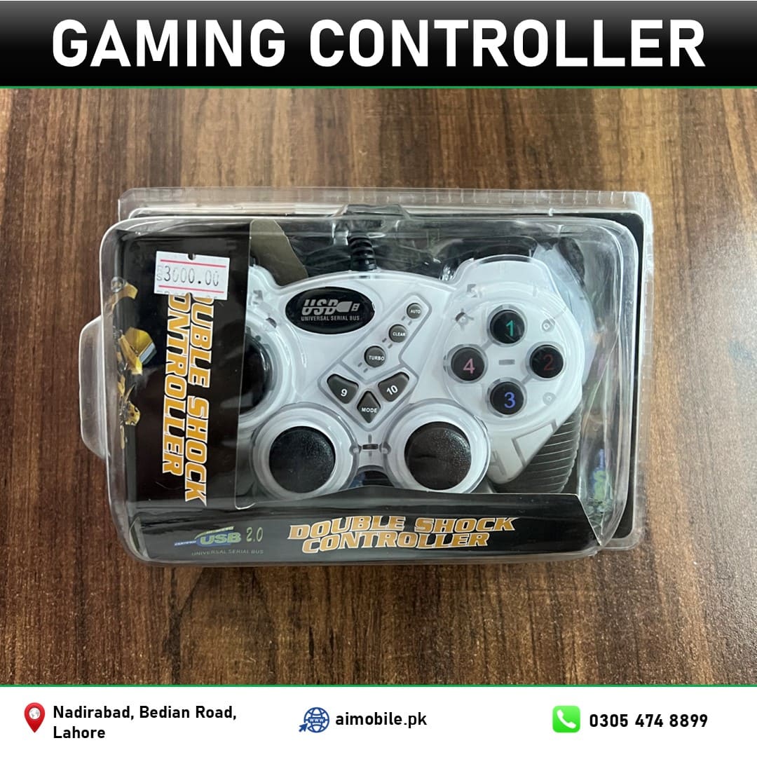 Gaming controller for PC in Pakistan β black game remote with ergonomic design