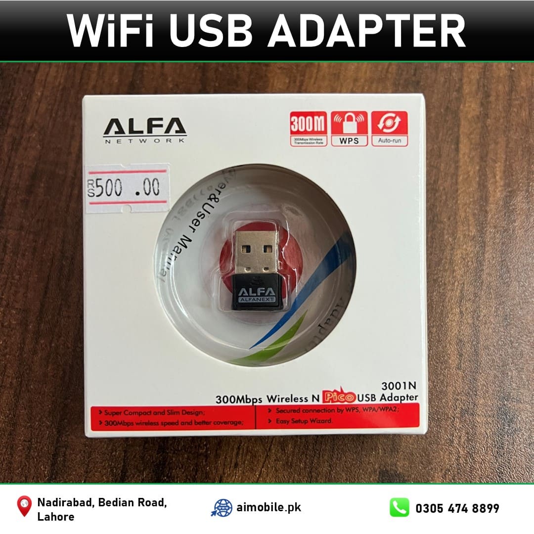 πΆ Alfa USB WiFi Adapter β High-Speed Wireless Internet for PC π» & Laptop π§³